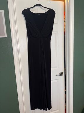 Black Twist-Front Jumpsuit - Women